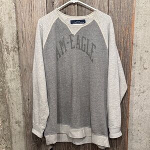 American Eagle Outfitters Athletic Fit Vintage Sweatshirt - Gray